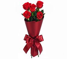 Букет 5 Красных роз Эдлесс Лав в Ягодное