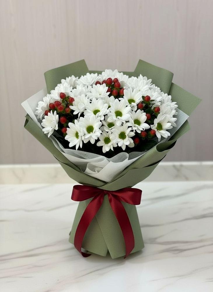 Букет цветов из: Хризантемы в Ягодное
