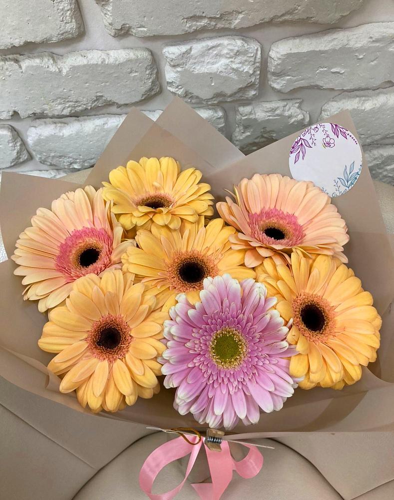 Букет цветов из: Герберы в Ягодное