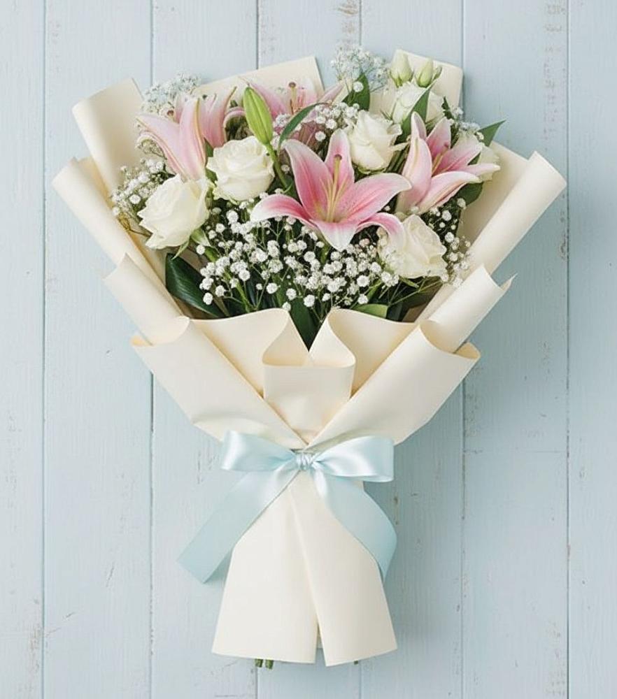 Букет цветов из: Лилии в Ягодное