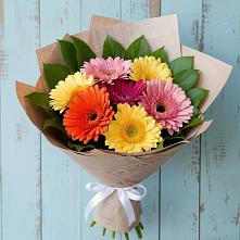 Букет цветов из:  Герберы #REPLACE_PRED# Ягодное