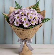 Букет цветов из:  Хризантемы #REPLACE_PRED# Ягодное