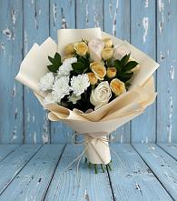 Букет цветов из:  Розы и Хризантемы #REPLACE_PRED# Ягодное