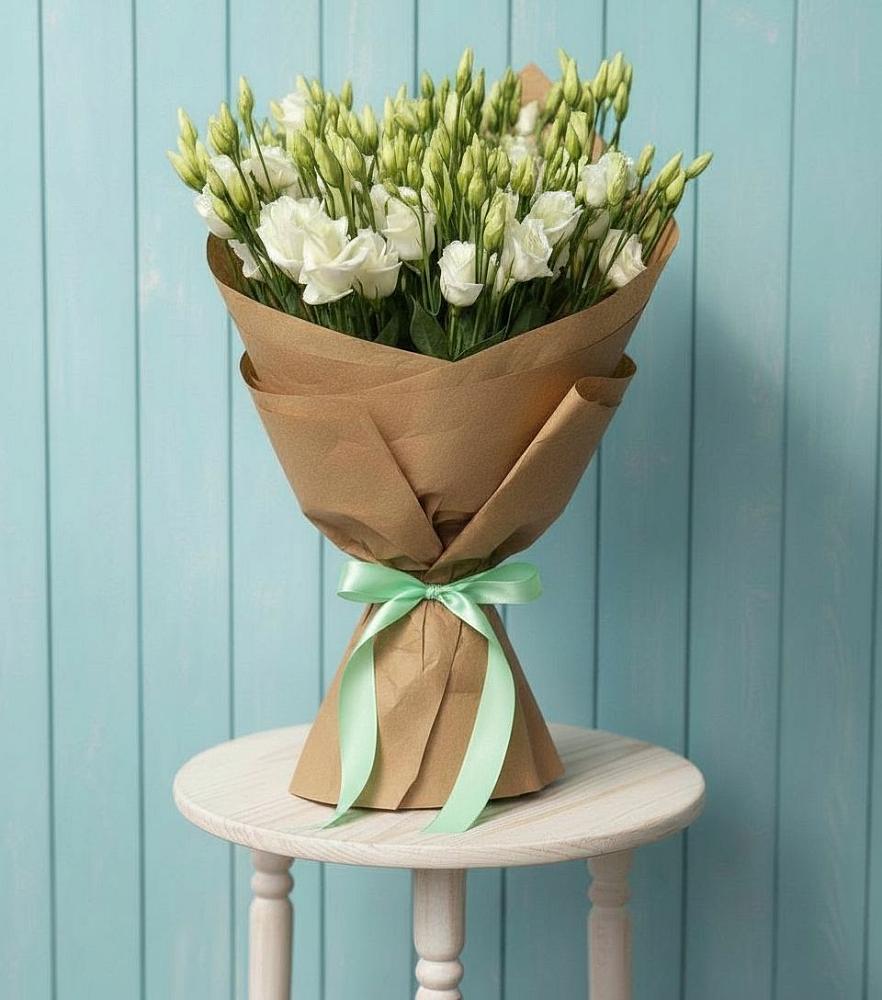 Букет цветов из: Лизиантусы в Ягодное