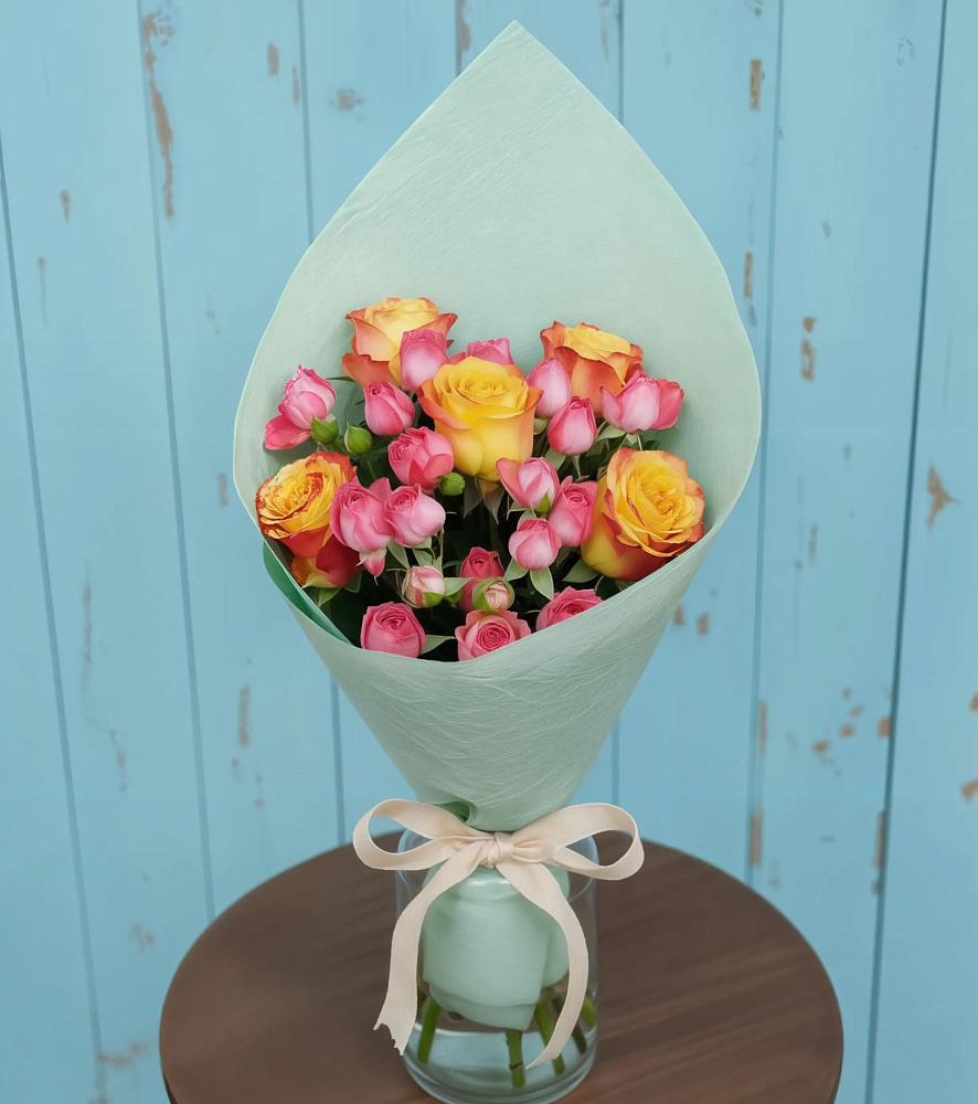 Букет цветов из: Розы в Ягодное