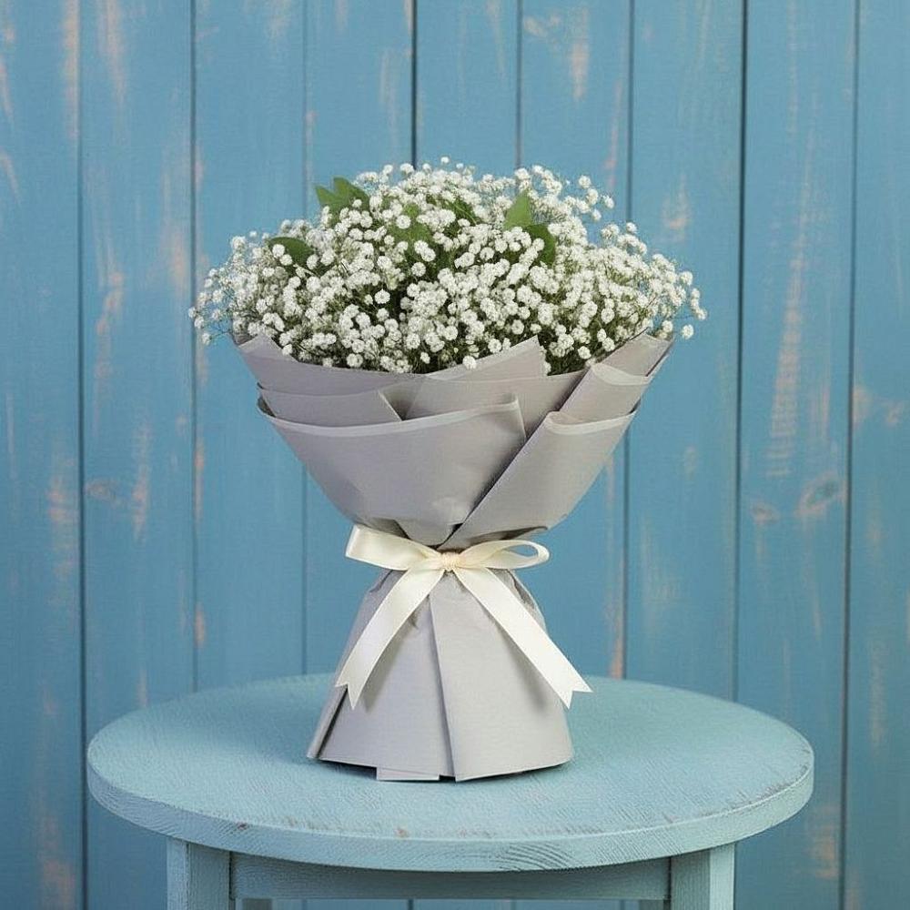 Букет цветов из: Гипсофила в Ягодное