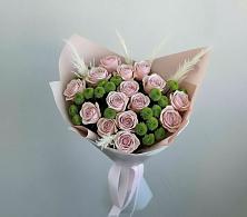 Букет цветов из:  Розы и Хризантемы #REPLACE_PRED# Ягодное