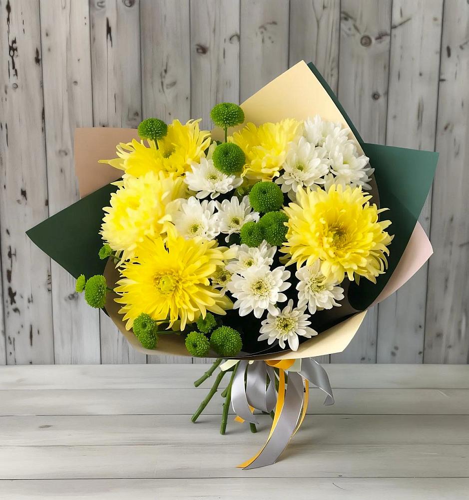 Букет цветов из: Хризантемы в Ягодное