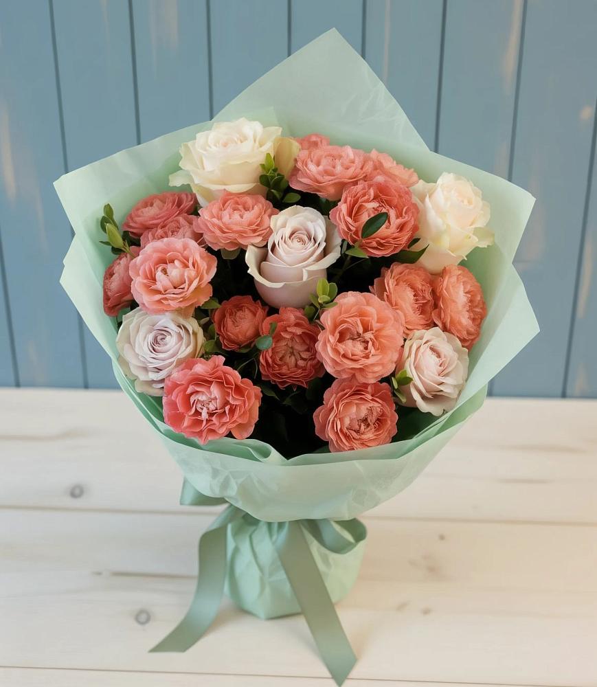 Букет цветов из: Розы в Ягодное