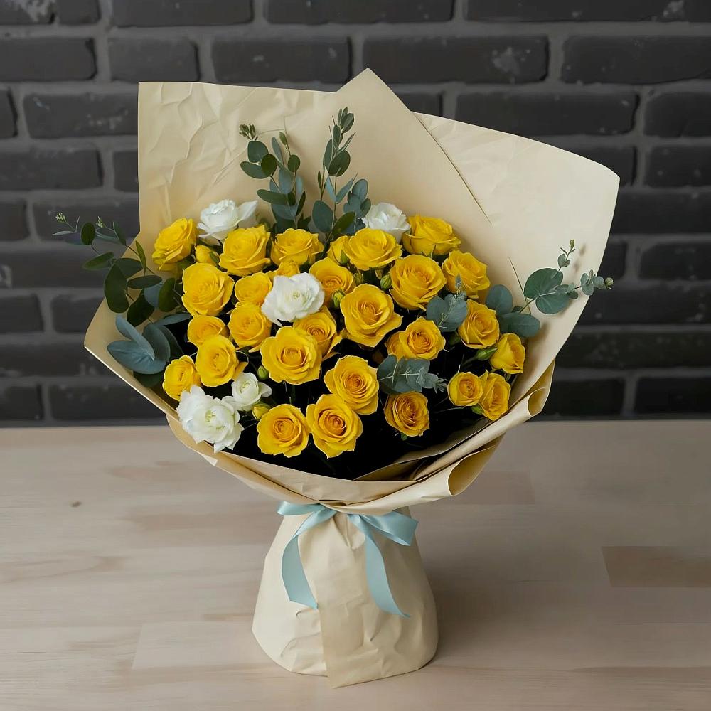 Букет цветов из: Розы в Ягодное