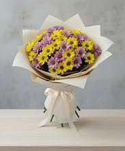 Букет цветов из:  Хризантемы #REPLACE_PRED# Ягодное