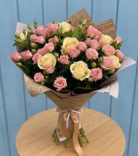 Букет цветов из:  Розы в Ягодное