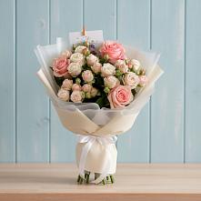Букет цветов из:  Розы #REPLACE_PRED# Ягодное