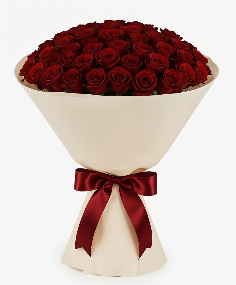 Букет 101 Бордовая роза Блэк Бакарра в Ягодное