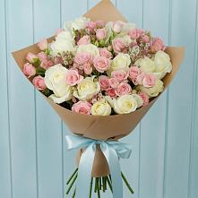 Букет цветов из:  Розы в Ягодное