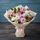 Букет цветов из: Хризантемы, Альстромерии и Розы в Ягодное